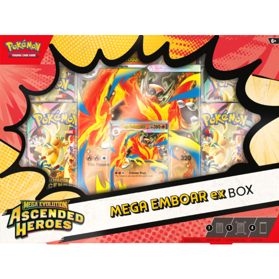 Pokémon TCG: Ascended Heroes - Mega Emboar ex Box